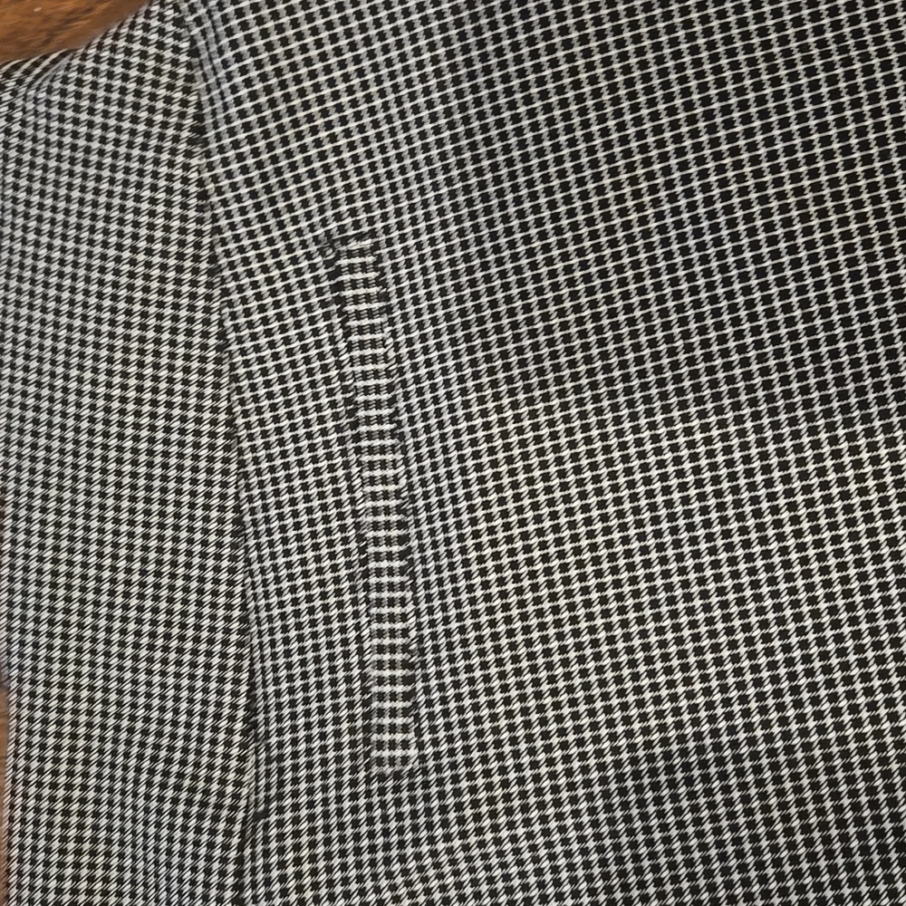 Hilary Radley Black and White Checkered Pull On Pants - Picture 4 of 9